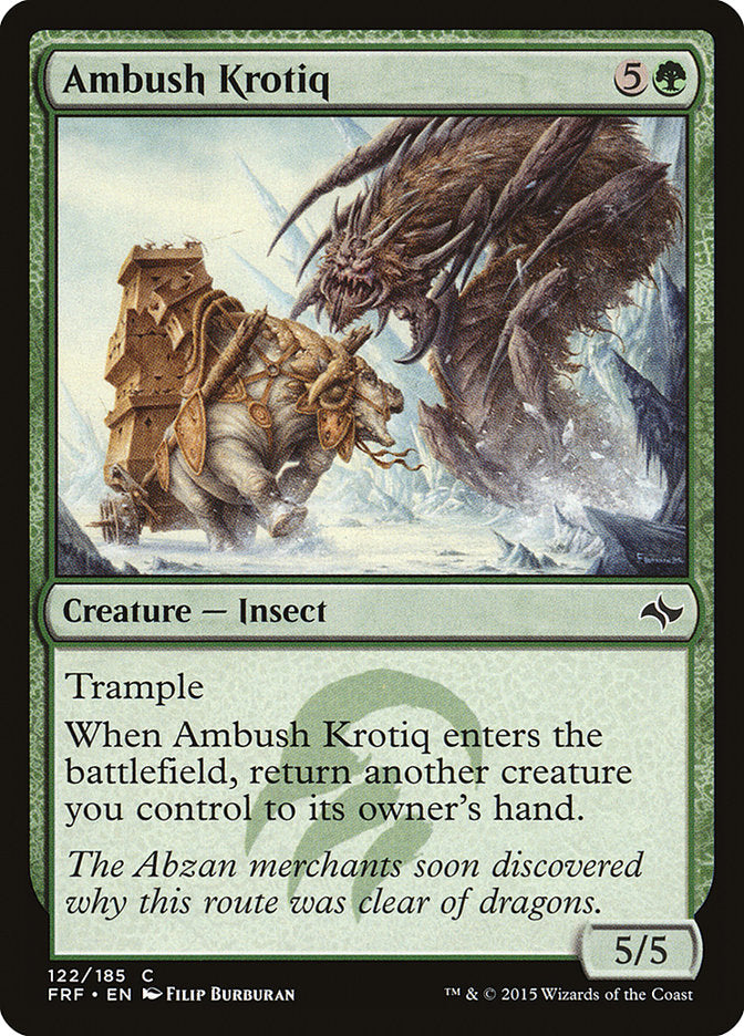 MTG Card Title: Ambush Krotiq FRF/122