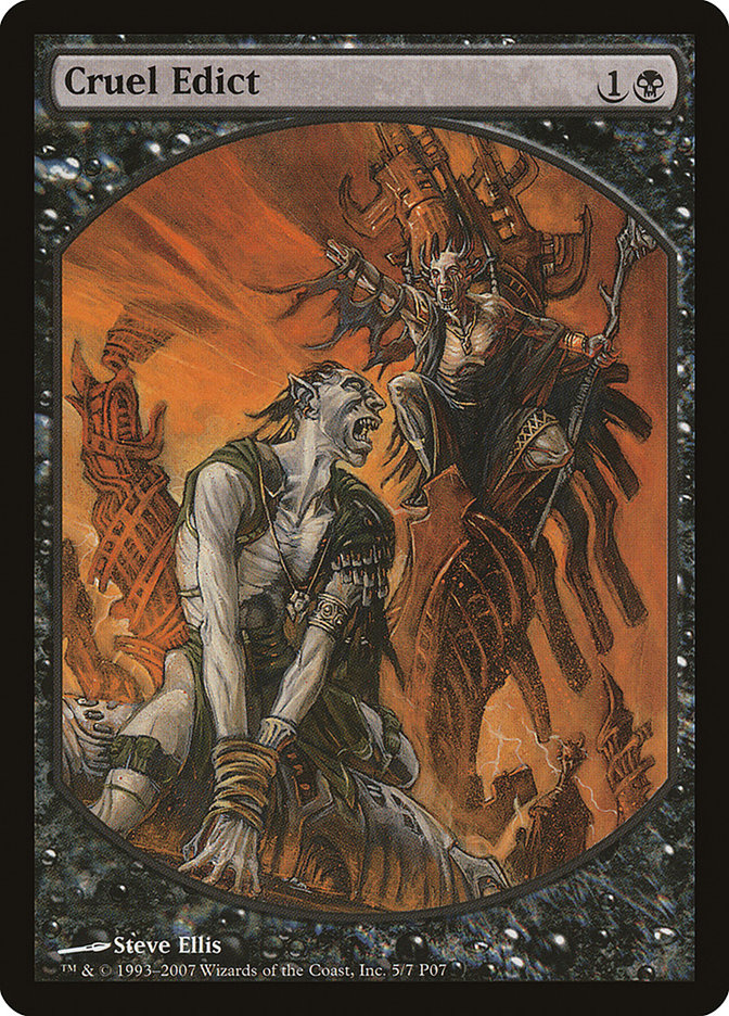 MTG Card Title: Cruel Edict P07/5
