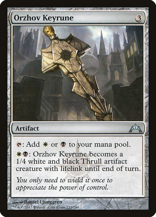 MTG Card Title: Orzhov Keyrune GTC/233