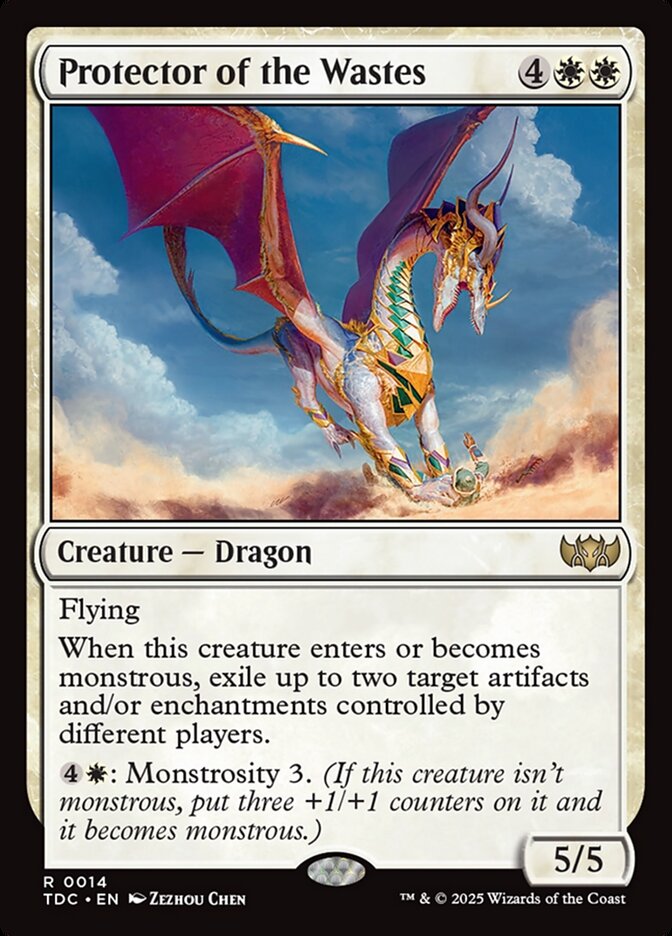 MTG Card Title: Protector of the Wastes TDC/14