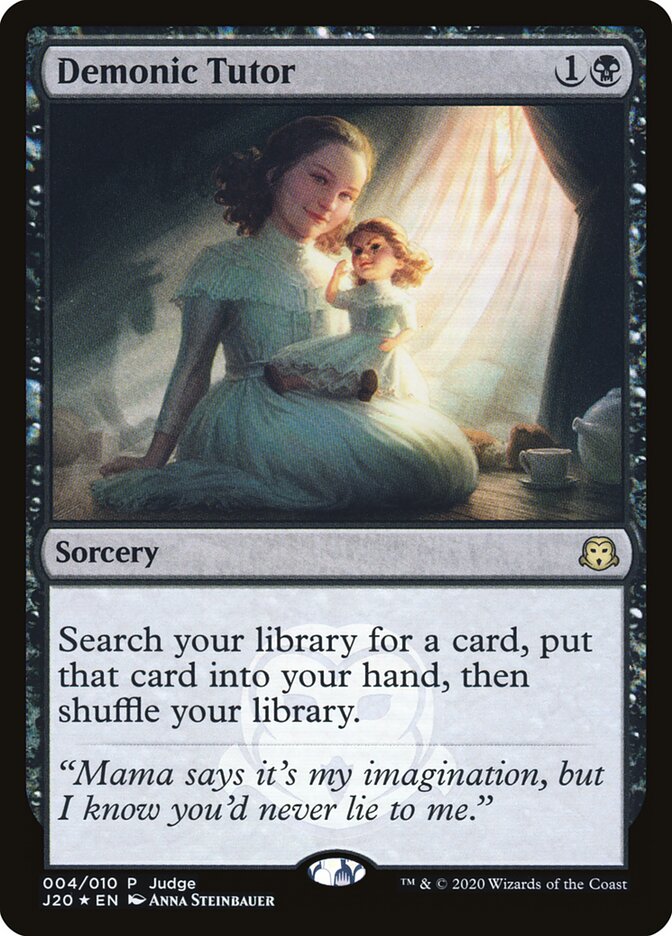 MTG Card Title: Demonic Tutor J20/4