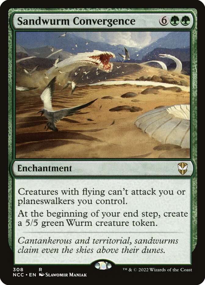 MTG Card Title: Sandwurm Convergence NCC/308
