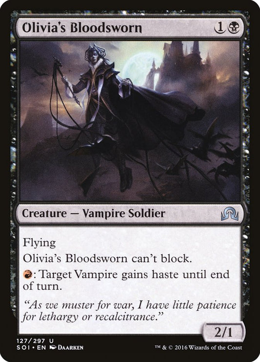 MTG Card Title: Olivia's Bloodsworn SOI/127