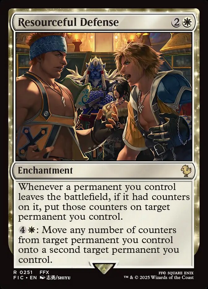 MTG Card Title: Resourceful Defense FIC/251