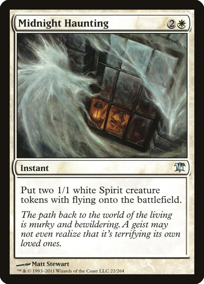 MTG Card Title: Midnight Haunting ISD/22