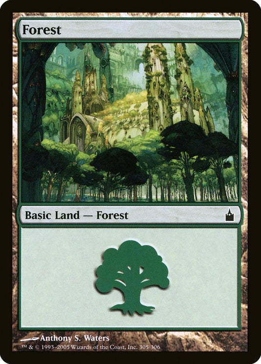 MTG Card Title: Forest RAV/305