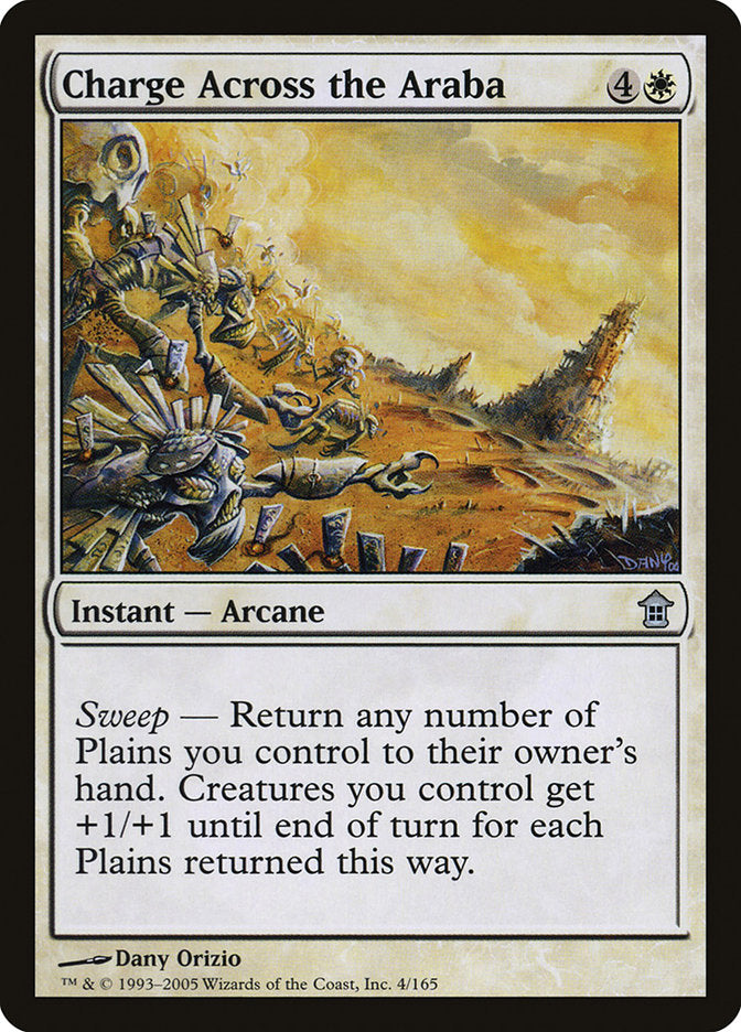 MTG Card Title: Charge Across the Araba SOK/4