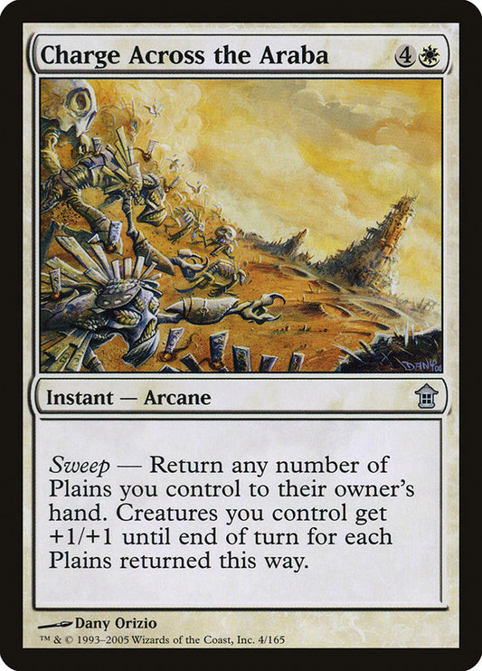 MTG Card Title: Charge Across the Araba SOK/4