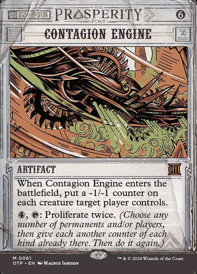 MTG Card Title: Contagion Engine OTP/61