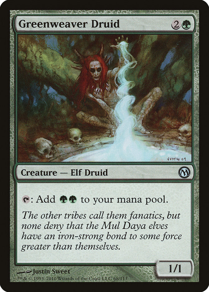 MTG Card Title: Greenweaver Druid DPA/68