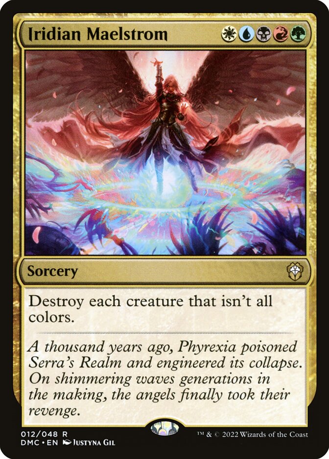 MTG Card Title: Iridian Maelstrom DMC/12