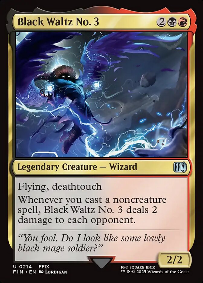 MTG Card Title: Black Waltz No. 3 FIN/214