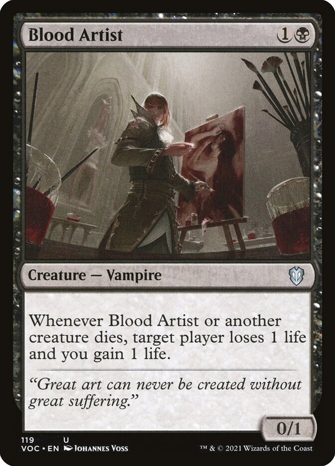 MTG Card Title: Blood Artist VOC/119