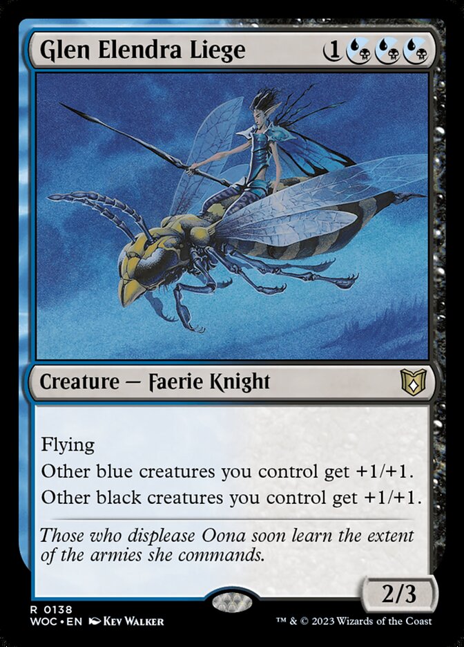 MTG Card Title: Glen Elendra Liege WOC/138