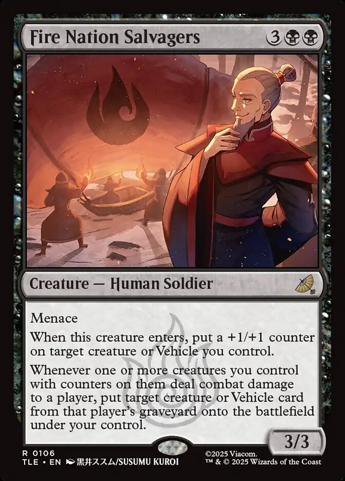 MTG Card Title: Fire Nation Salvagers TLE/106