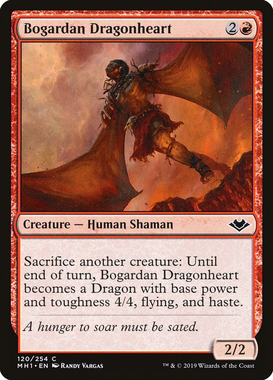 MTG Card Title: Bogardan Dragonheart MH1/120
