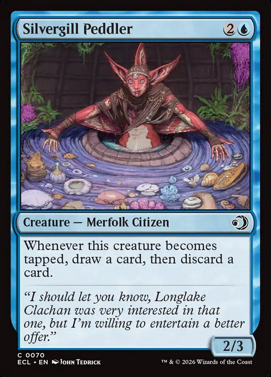 MTG Card Title: Silvergill Peddler ECL/70