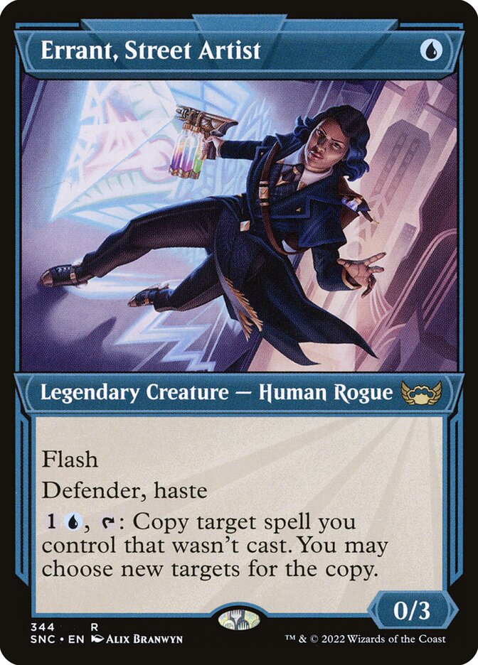 MTG Card Title: Errant, Street Artist SNC/344