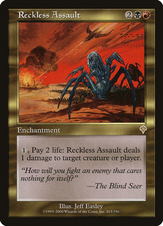 MTG Card Title: Reckless Assault INV/263