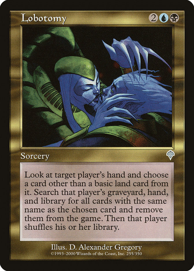 MTG Card Title: Lobotomy INV/255