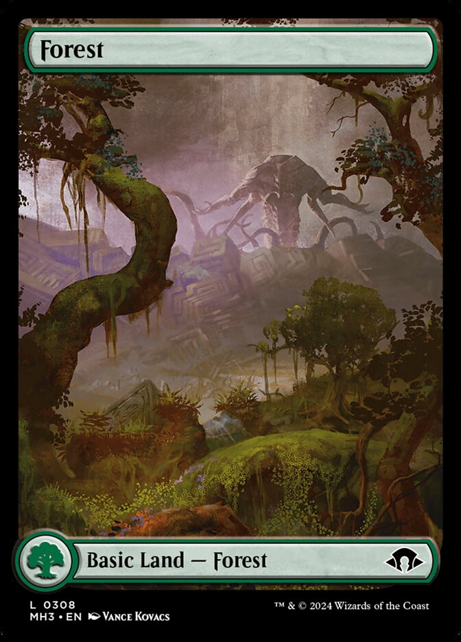 MTG Card Title: Forest MH3/308