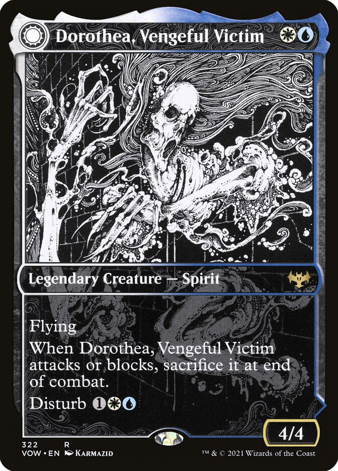 MTG Card Title: Dorothea, Vengeful Victim // Dorothea's Retribution VOW/322