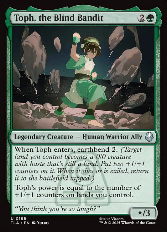 MTG Card Title: Toph, the Blind Bandit TLA/198
