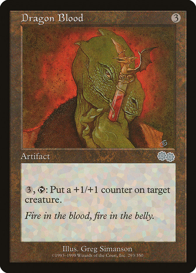 MTG Card Title: Dragon Blood USG/293
