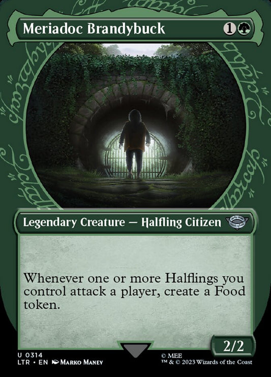 MTG Card Title: Meriadoc Brandybuck LTR/314