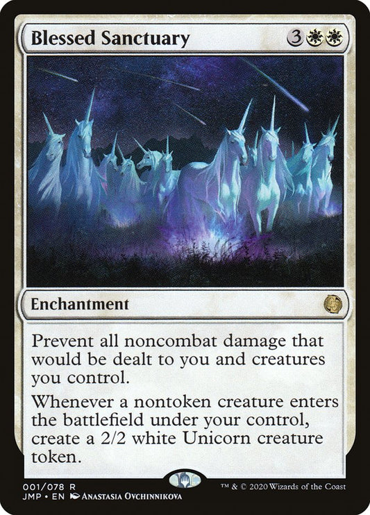MTG Card Title: Blessed Sanctuary JMP/1