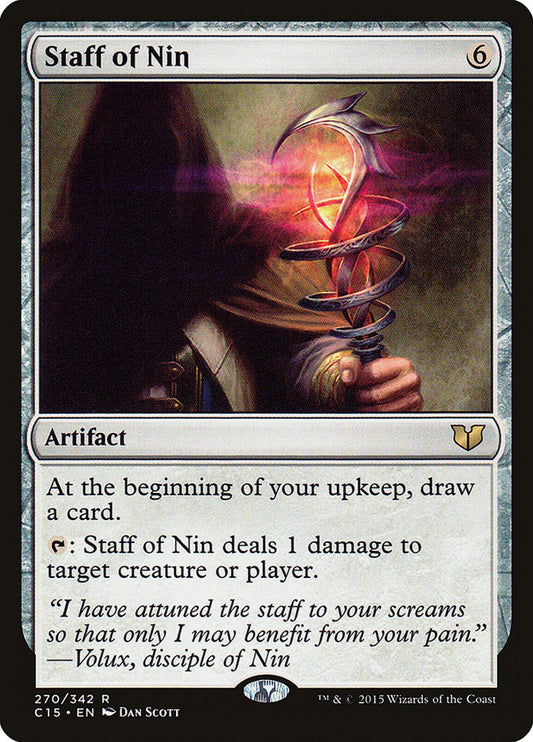 MTG Card Title: Staff of Nin C15/270