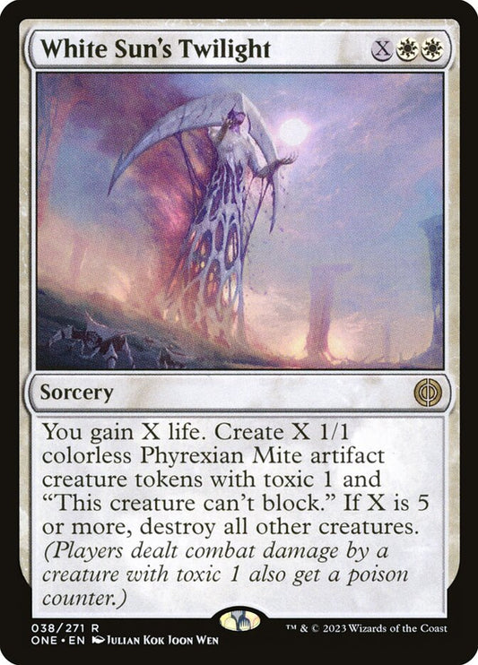 MTG Card Title: White Sun's Twilight ONE/38